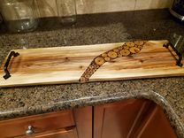 *Sold*- “Path Through The Woods” Live Edge Charcuterie Board 1 small