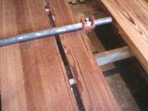 Heart Pine Dining Room Table 7 small