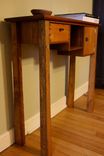 Heart Pine Side Board Table 2 small