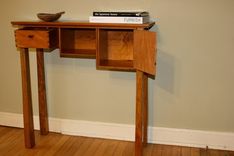 Heart Pine Side Board Table 4 small