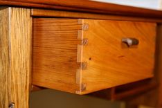 Heart Pine Side Board Table 6 small