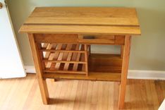 Oak And Heart Pine Wood Wine Table Made From Repurposed And Reclaimed 1894 Wood 6 small