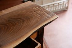 Old Growth Black Walnut Solid Wood Side Table 6 small