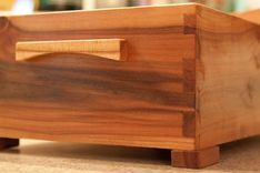 Apple Wood Knife Box 5 small