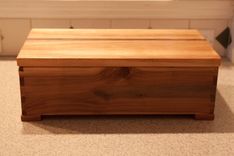 Apple Wood Knife Box 1 small