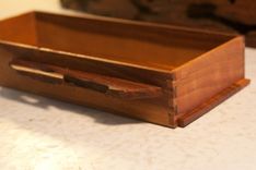Organic And Natural Edge Wild Cherry Wood Box 3 small