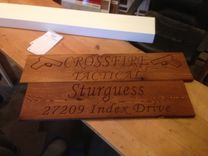 Carved Signs 4 small