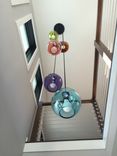 Hand Blown Glass Gumball Multi Pendant Cluster Chandelier 1 small