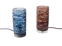 Hand Blown Spun Glass Table Lamps 1 small