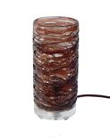Hand Blown Spun Glass Table Lamps 3 small