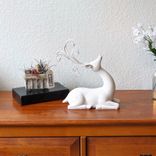 Rustic Deer Majestic White Stag White Buck Nordic Style Deer Decor 4 small
