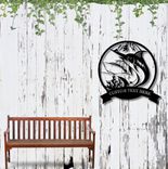 Custom Marline Sign, Personalized Sign, Metal Beach House Sign, Camp Sign, Address Sign 2 small