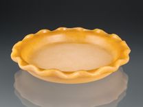 Realistic Lead Crystal Pastry Shell with Hand Blown Glass Berries 5 small