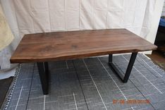Live Edge Walnut Dining Table 6 small