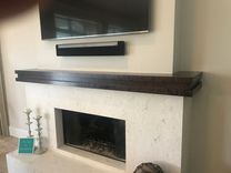 Custom Flame Birch Mantel 2 small
