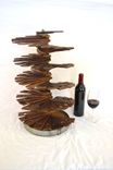 Wine Bottle Stopper Display - Korasi - Made From Retired Napa Wine Barrels 3 small