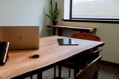 Sycamore Conference Table, Sycamore Dining Table, Live Edge Conference Table, Meeting Table 3 small