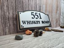 Personalized Routed Address Sign Plaque 1 small