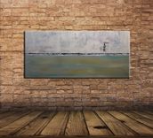 Rain Girl - Abstract Art Landscaping Painting By Gino Savarino 3 small