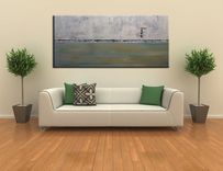 Rain Girl - Abstract Art Landscaping Painting By Gino Savarino 4 small