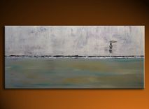 Rain Girl - Abstract Art Landscaping Painting By Gino Savarino 2 small