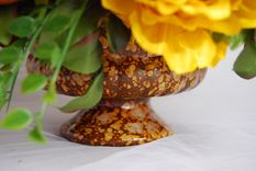 Orange And Yellow Fall Silk Floral Centerpiece 6 small
