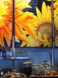 Cracked Linen Sunflower Tapestries 3 small