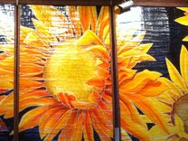 Cracked Linen Sunflower Tapestries 2 small