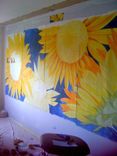 Cracked Linen Sunflower Tapestries 7 small