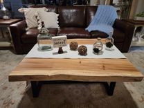 Monkey Pod Live Edge Coffee Table 5 small