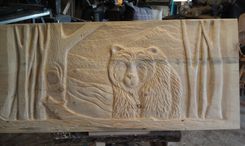 Carved Queen Size Bed 5 small