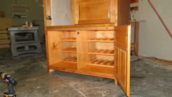 Modification Of A Corner Entertainment Center 5 small