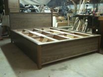 6 Drawer Black Walnut Platform Bed 1 small
