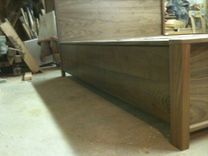 6 Drawer Black Walnut Platform Bed 2 small