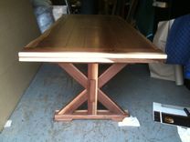 Black Walnut  Live Edge Refectory Dining Table 2 small