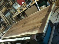 Black Walnut  Live Edge Refectory Dining Table 3 small