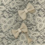 Leather Bow Tie Earrings 2 small