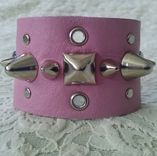 Spiked And Studded Leather Bracelet Cuff | Spiked Cuff | Studded Leather Cuff 6 small