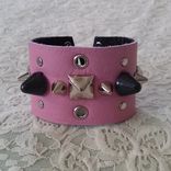 Spiked And Studded Leather Bracelet Cuff | Spiked Cuff | Studded Leather Cuff 8 small