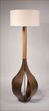 The Allium Floor Lamp In Walnut+Zebrawood 2 small