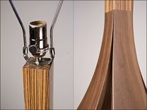 The Allium Floor Lamp In Walnut+Zebrawood 3 small