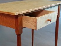Cherry And Tiger Maple Shaker Side Table 1 small