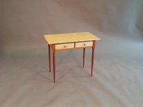 Cherry And Tiger Maple Shaker Side Table 3 small