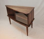Modern Walnut Media Cabinet 2 small