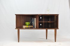 Modern Walnut Media Cabinet 1 small