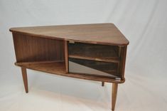 Modern Walnut Media Cabinet 3 small