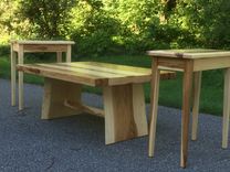 Live Edge Hickory Living Room Set 2 small