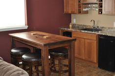 Stunning Walnut Pub Table 1 small