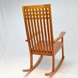 Modern Cherry Rocking Chair 2 small
