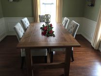 Breadboard Rustic Farmhouse Table 1 small